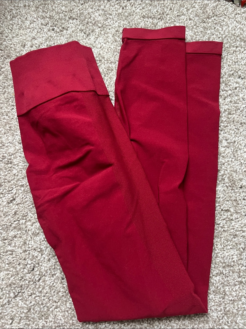 Women's AUROLA Deep Red Leggings